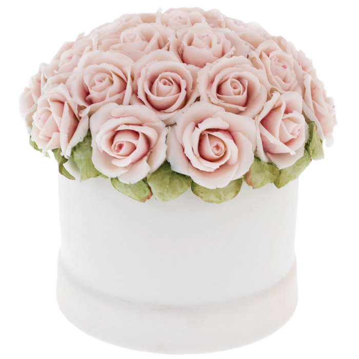 Souvenir made of porcelain "Bouquet of Perfection, Roses" in a gift box