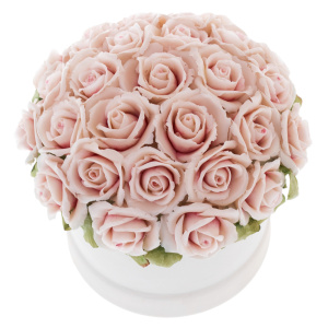 Souvenir made of porcelain "Bouquet of Perfection, Roses" in a gift box