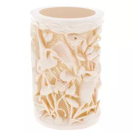 Pencil case made of mammoth tusk "Oasis"