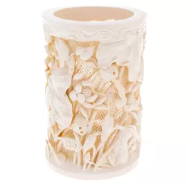 Pencil case made of mammoth tusk "Oasis"