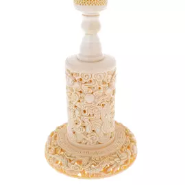 Скульптура из бивня мамонта "Кантонский шар. Птицы"