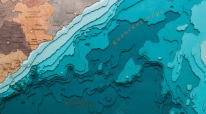 Multi-layered wooden map "Map of Primorsky Krai No. 2, with backlight" to order