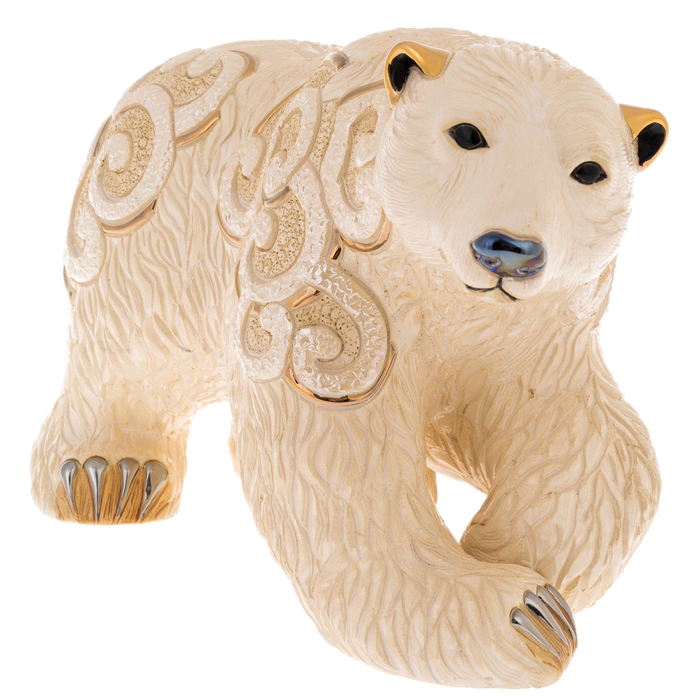 Ceramic statuette "Big Polar Bear"