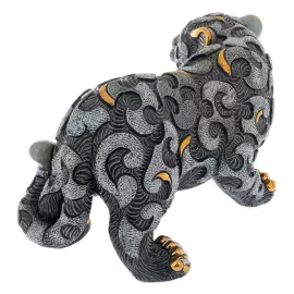 Статуэтка керамическая "Пантера с арабесками на прогулке"