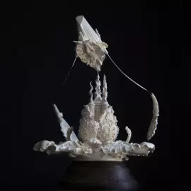 Скульптура "Мир грез" из бивня мамонта