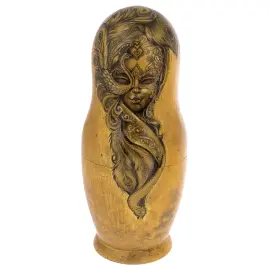 Matryoshka doll for 5 places "Golden mask" (28 cm)
