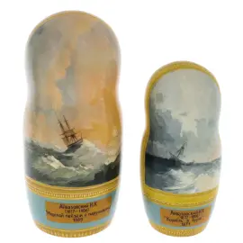Matryoshka doll for 5 seats "Aivazovsky I.K." (26 cm)