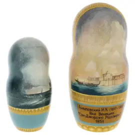 Matryoshka doll for 5 seats "Aivazovsky I.K." (26 cm)