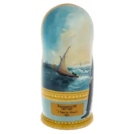 Matryoshka doll for 5 seats "Aivazovsky I.K." (26 cm)