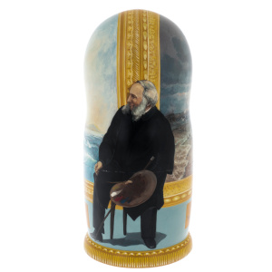 Matryoshka doll for 5 seats "Aivazovsky I.K." (26 cm)