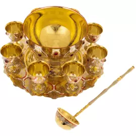 Bratina set for 8 people, Zlatoust