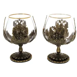 Набор для коньяка "Россия" на 2 персоны