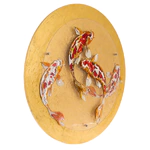The author's decorative panel "Koi"