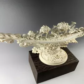 Скульптура из бивня мамонта "Великий Шелковый Путь"