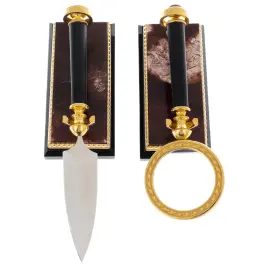 Настольный набор руководителя из яшмы "Конь"