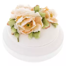 Шкатулка "Надежда" с пионом, большая