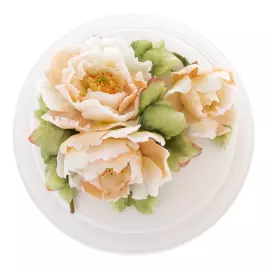 Шкатулка "Надежда" с пионом, большая