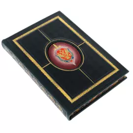 Ежедневник недатированный "Герб ФСБ" зеленый