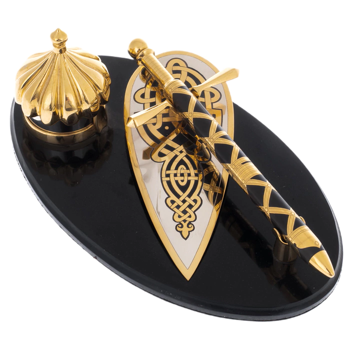Table set "Shield and sword" Zlatoust