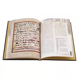 The leather-bound book "The Great Russian Doctors" by Zlatoust