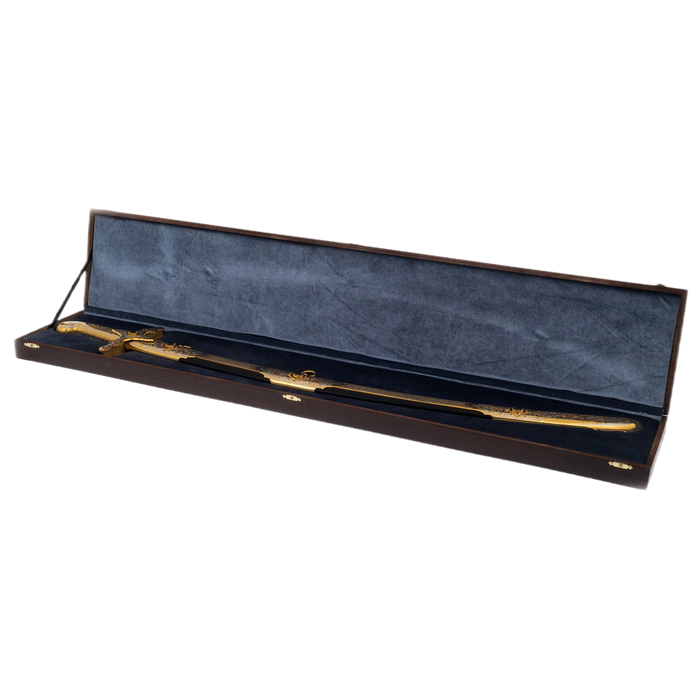 Saber "Oriental" with cubic zirconia, Zlatoust