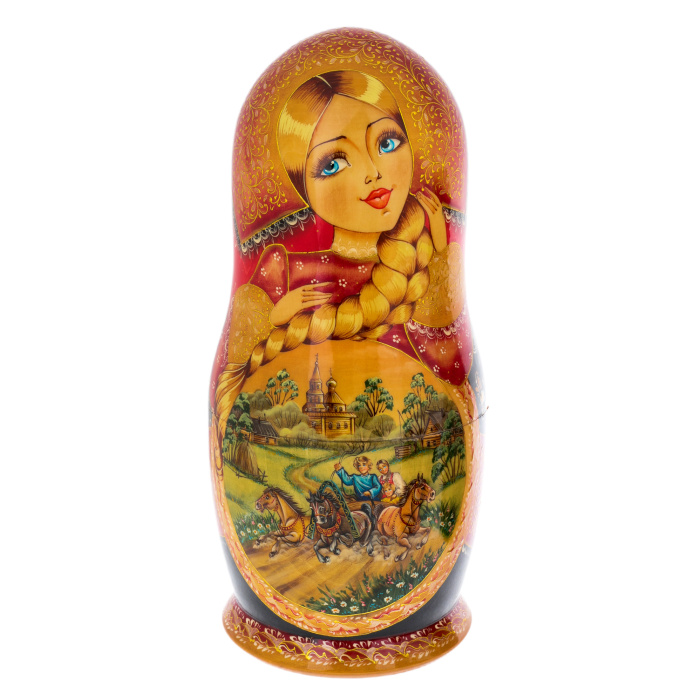 Matryoshka doll for 20 seats "Summer three" (35 cm)