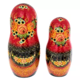 Матрешка на 20 мест "Летняя тройка" 35 см