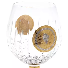 Набор бокалов для вина "Бахус" на 2 персоны, Златоуст