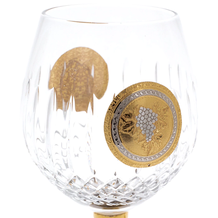 A set of wine glasses "Bacchus" Zlatoust