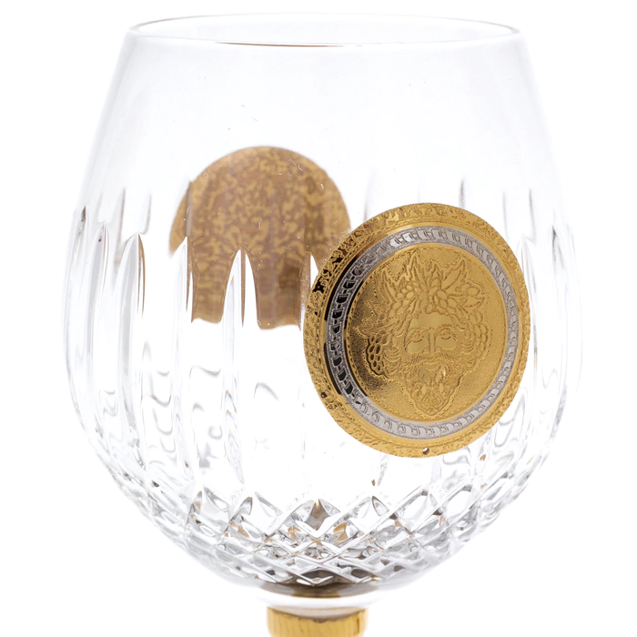 A set of wine glasses "Bacchus" Zlatoust
