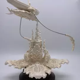 Скульптура "Мир грез" из бивня мамонта