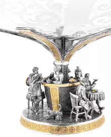 Ваза "Чаепитие в трактире"