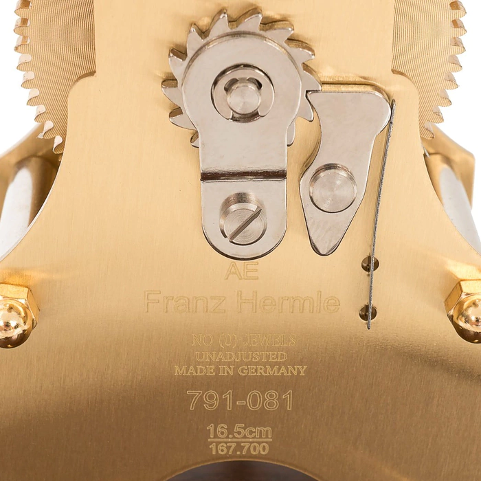Hermle "Rodwork" Table Clock