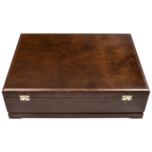 Cognac set "Dragon on a ball" for 4 people and 6 Dragon shifter stacks in a wooden box