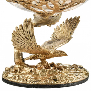 Soaring Eagle cognac set for 2 persons, in a wooden box