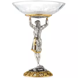 Ваза для фруктов из серебра «Красна девица»