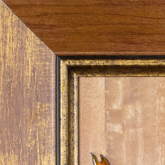 Panel of amber "Hoopoe"