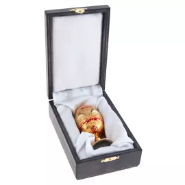 Easter egg "Glasses" red, Zlatoust