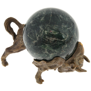 Bronze sculpture "Bison" (head down)