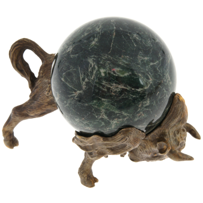 Bronze sculpture "Bison" (head down)