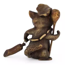 Статуэтка бронзовая "Кот" из серии "Восточный календарь"