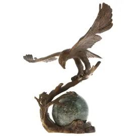 Скульптурная композиция из бронзы "Орёл на шаре" Скульптурная композиция из бронзы "Орёл на шаре"