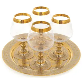 Коньячный набор "Узоры" на 4 персоны Коньячный набор "Узоры" на 4 персоны