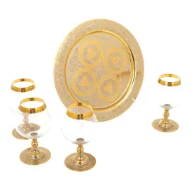 Коньячный набор "Узоры" на 4 персоны Коньячный набор "Узоры" на 4 персоны