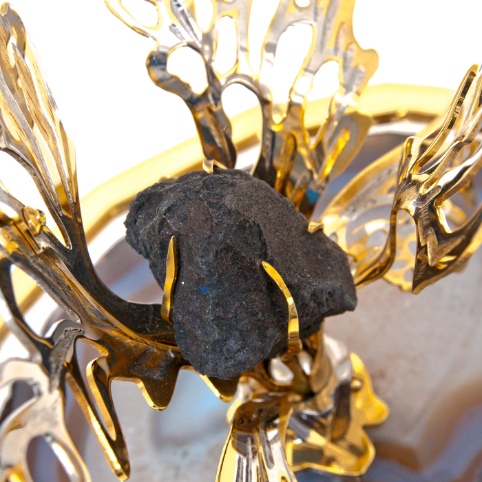 Souvenir "Greetings from space" with the Chelyabinsk meteorite, Zlatoust