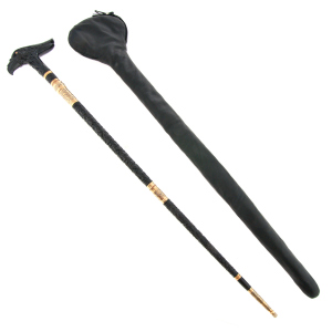 Walking stick with stiletto "Eagle eye" Zlatoust
