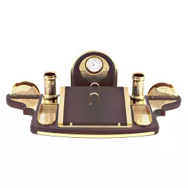 Настольный набор руководителя из красного дерева "Элегант" Златоуст