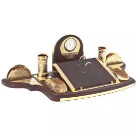 Настольный набор руководителя из красного дерева "Элегант" Златоуст