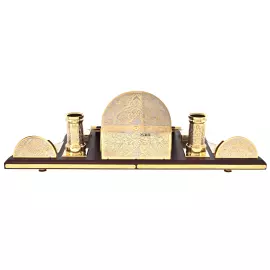 Настольный набор руководителя из красного дерева "Элегант" Златоуст