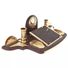 Настольный набор руководителя из красного дерева "Элегант" Златоуст